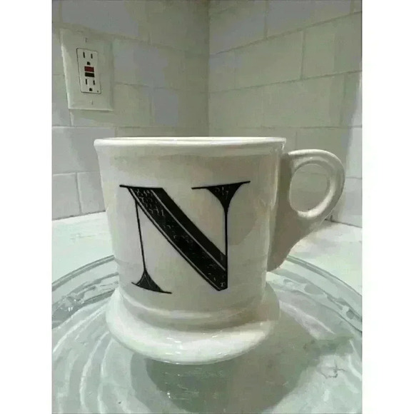 Anthropologie Other - Anthropologie Homegrown Monogram Initial Coffee Mug Letter N